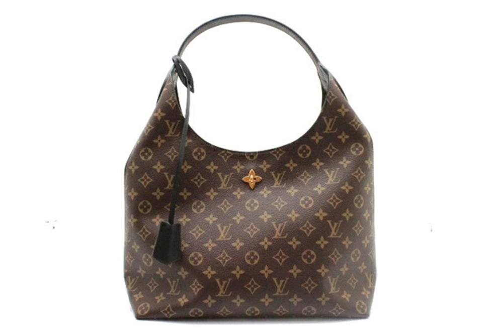 LOUIS VUITTON Flower Hobo Shoulder Bag Monogram